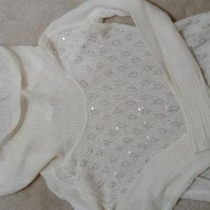 Pre-owned LOFT Sweater w/ Sequins & beads Size M